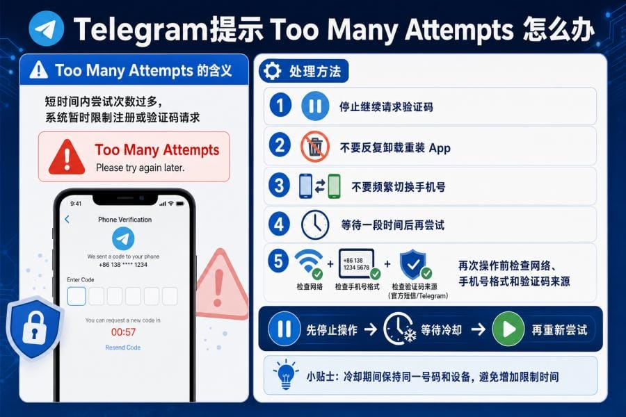Telegram 注册和验证码排查