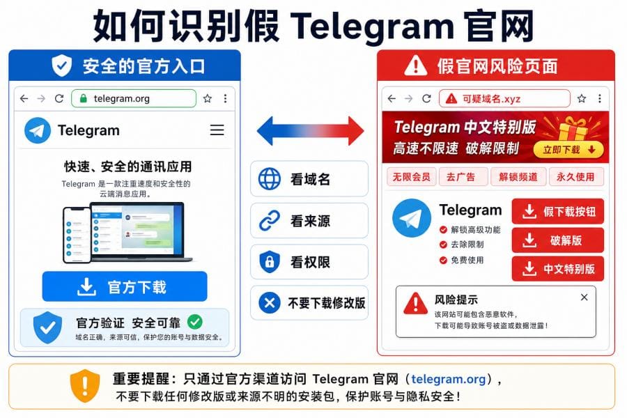 Telegram 网页版和桌面端官方入口