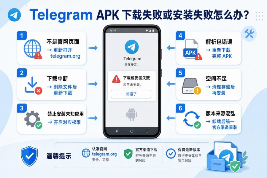 Telegram 安卓 APK 怎么从官网下载？Telegram 官网安全安装教程 配图 2
