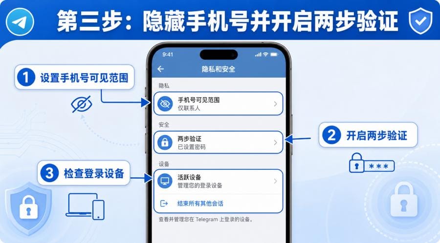 Telegram 官网版有哪些功能?新手必看的聊天、安全与群组频道教程 配图 1