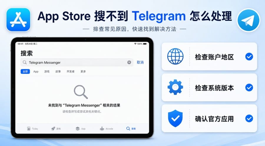 Telegram iPad 官方入口在哪里?下载、安装和登录方法说明 配图 3