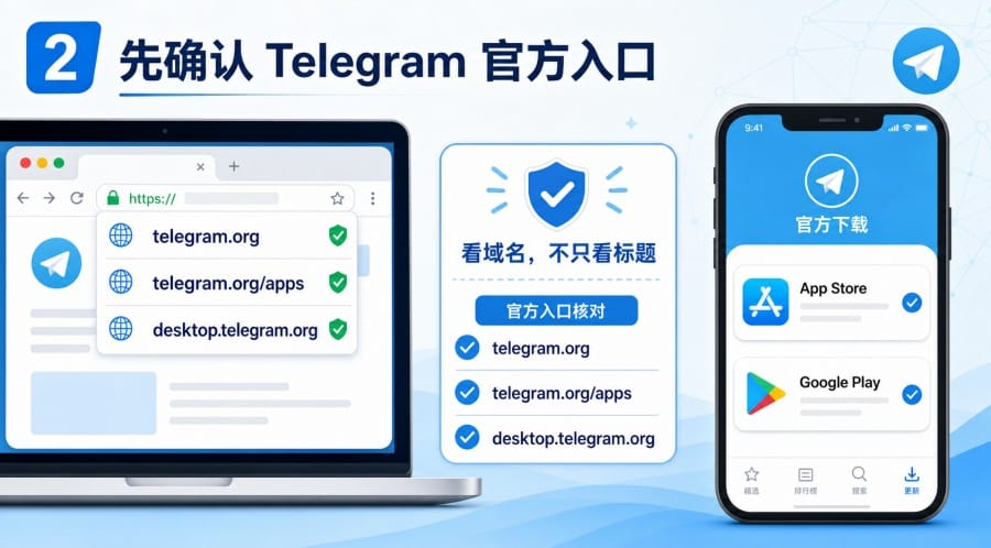 Telegram 官网入口打不开怎么办？网络排查与官方下载指南 image 1
