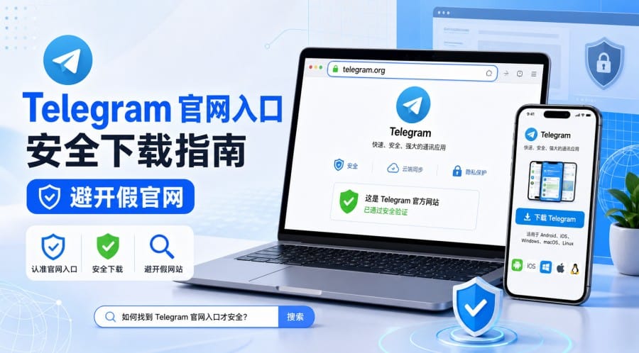 Telegram 官网入口怎么找才安全？中文用户下载与避坑指南 第 1 张正文图