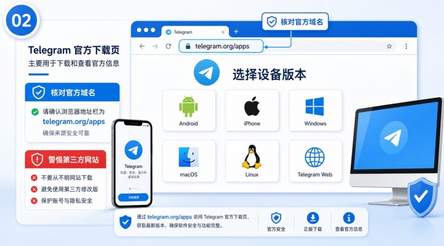 Telegram 官网入口和 Telegram Web 区别 image 1
