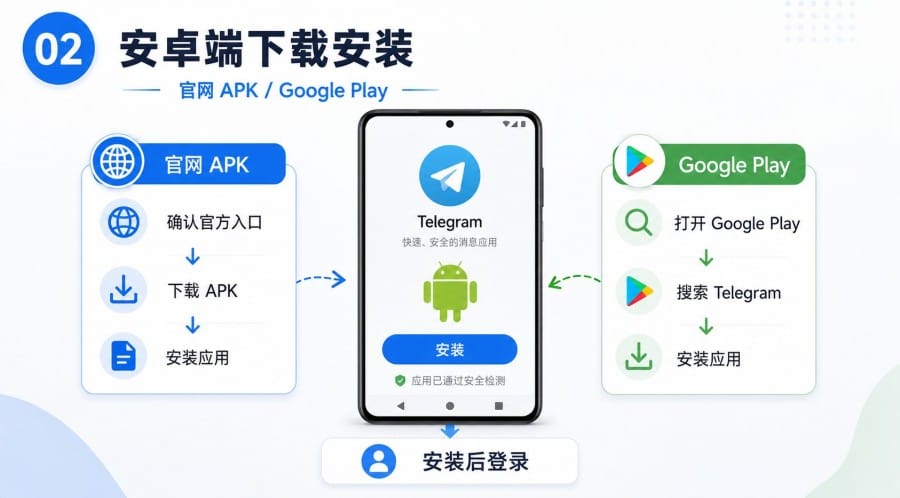 Telegram 官方网站怎么下载?安卓 APK 与电脑端安装选择指南 body image 1