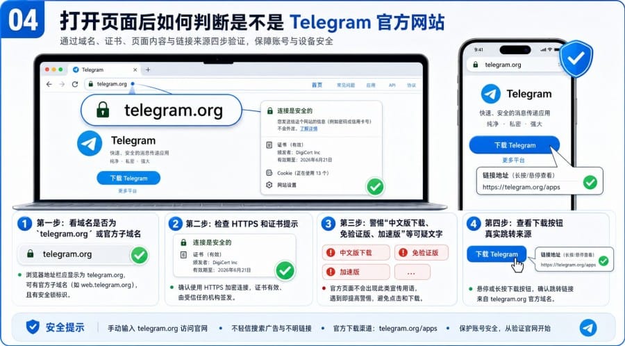 Telegram 官方网站怎么安全访问?下载和登录前要检查什么? - step 3