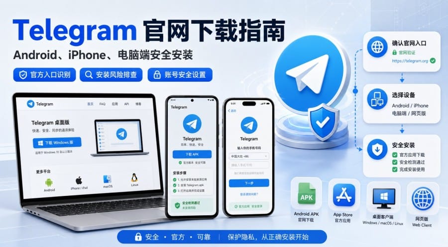 Telegram 官网下载与安全安装指南:手机、电脑和网页版 illustration