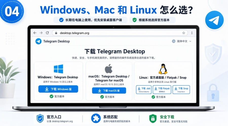 Telegram 官网是哪个?官方网址、网页版与安全下载入口说明 illustration