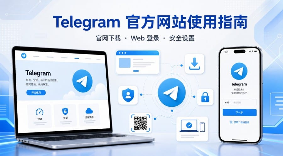 Telegram 官方网站使用指南:官网下载、网页版登录与安全设置