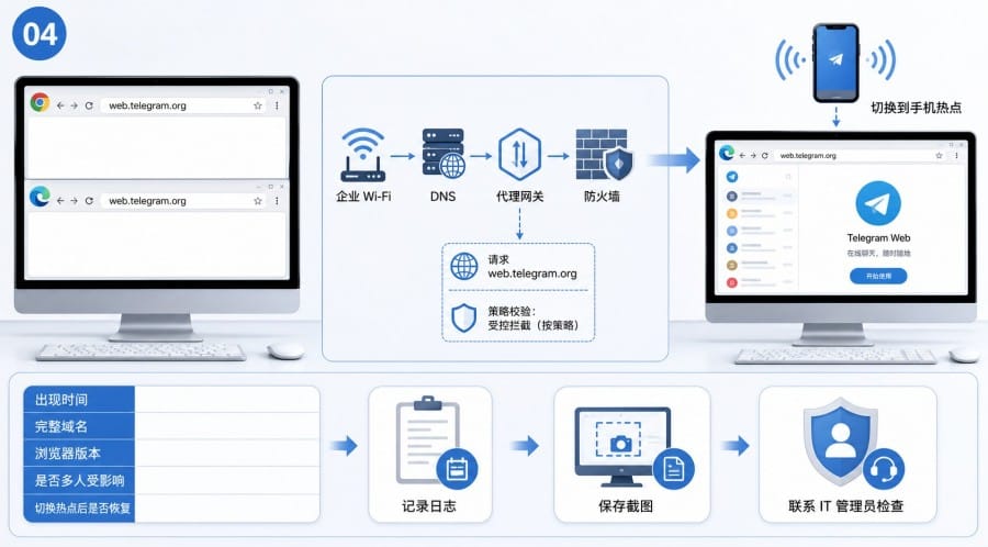 Telegram 官网打开一片空白怎么办 - illustration 3