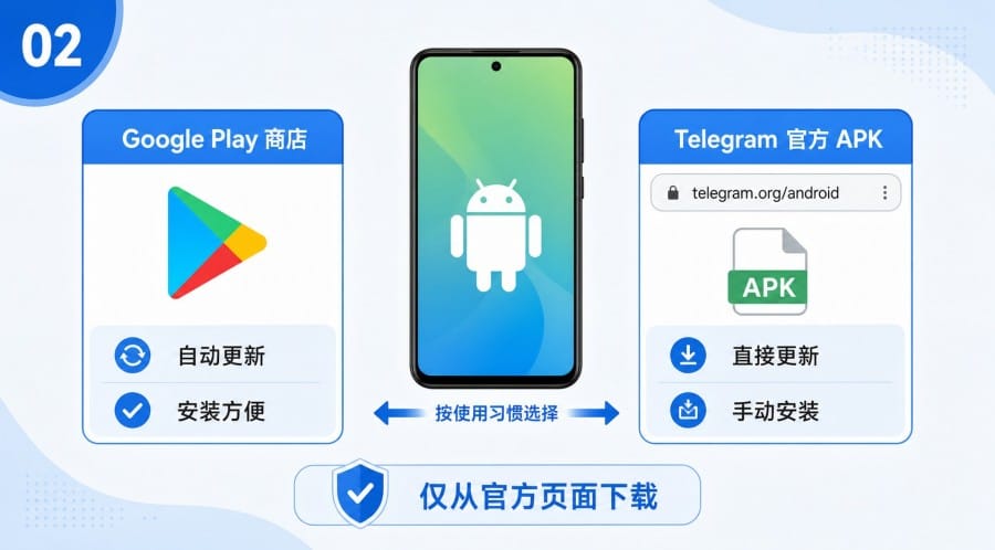Telegram 官网下载与版本选择 - 配图 1