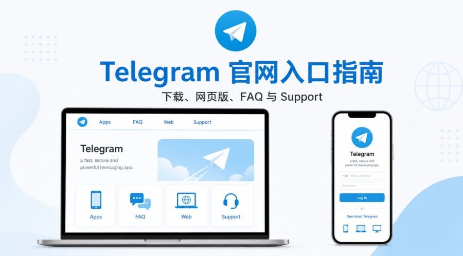 Telegram 官网导航:下载、WebA/WebK、FAQ 和 Support 使用指南