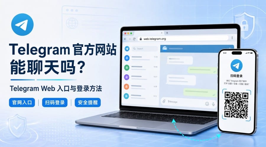 Telegram 官方网站能登录聊天吗?Telegram Web 入口与登录方法