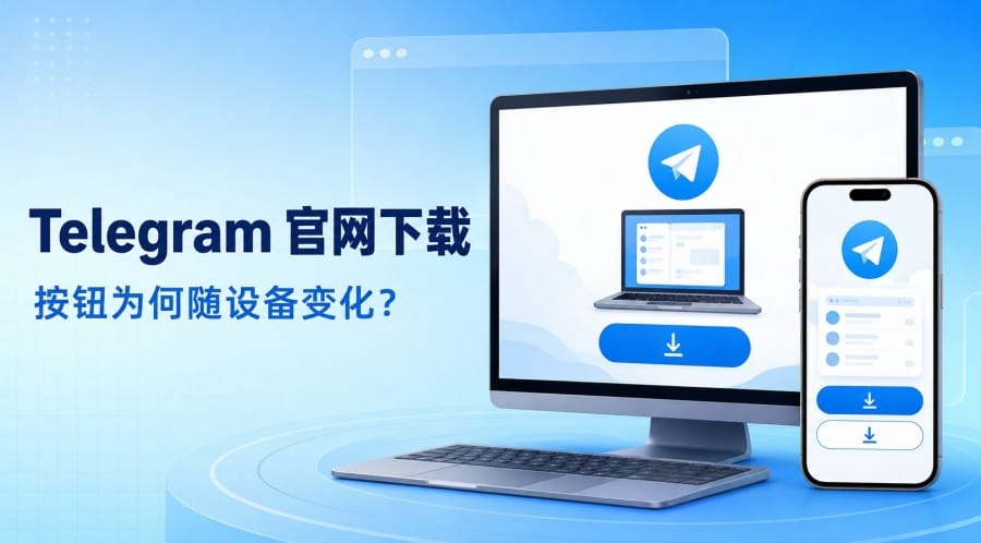 Telegram 官网下载按钮为何随设备变化?识别原理与安全下载步骤